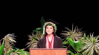 UH Hilo Spring 2021 Commencement: Student Speaker Kiaria Zoi Nakamura