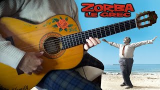 『Sirtaki』(Zorba the Greek) meet flamenco gipsy guitarra【FINGERSTYLE CLASSICAL MOVIES MUSIC COVER】 chords