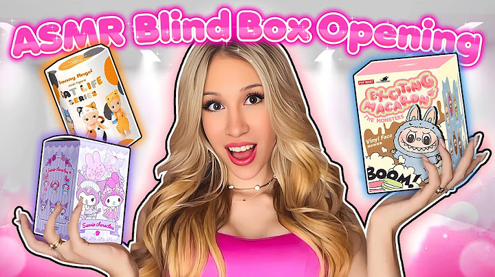 ASMR BLIND BOX OPENING... (Labubus, Sanrio, Sony Angels)