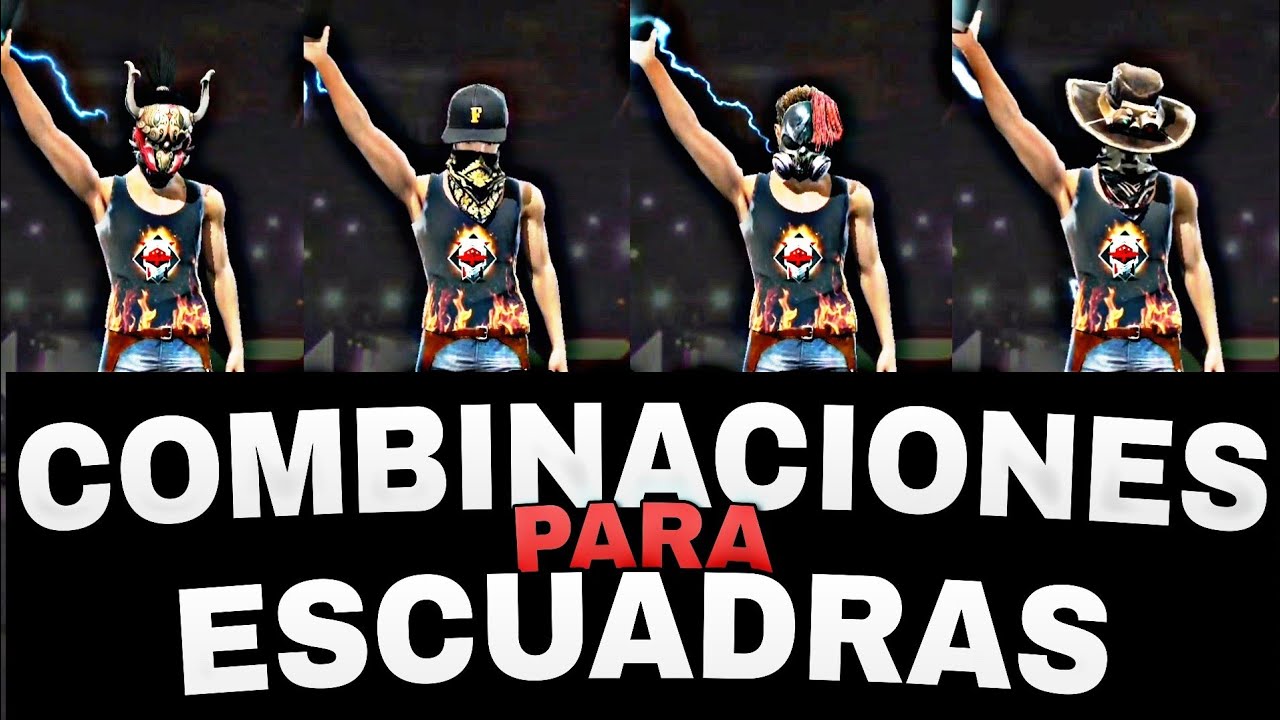💥 COMBINACIONES para ESCUADRAS // TIPOS de ESCUADRAS 😂 - FREE FIRE