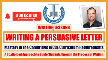 Mastering Persuasive Letter Writing for the Cambridge IGCSE