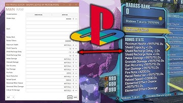 Borderlands 2/TPS/TTAoDK PS4/5 Profile Save Editor