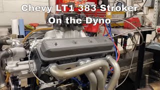 Engine dyno day for Chevy LT1 383 stroker