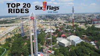 Top 20 Rides At Six Flags Over Texas