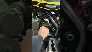 replace chain and sprockets Suzuki LTZ400 #suzuki #atv #repairing #youtubeshorts