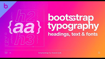 Bootstrap Typography Explained | Headings, Text & Fonts | Beginners
