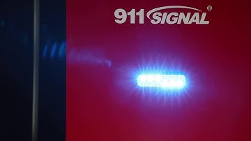 911 Signal F6S LED light head flash patterns video - available from Dun-Bri Group