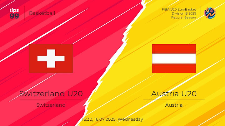 LIVE: Switzerland U20 vs Austria U20 FIBA U20 EuroBasket (Score & Virtual Highlights, No Video)
