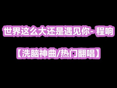 世界这么大还是遇见你- 程响【洗脑神曲/热门翻唱】