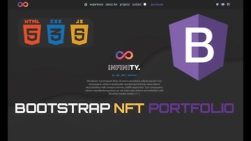 Build a NFT Portfolio Website - Bootstrap, HTML, CSS & Javascript
