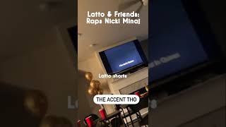 Latto Raps Nicki Minaj #latto #biglatto #nickiminaj