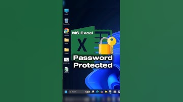 How to Password Protect Excel Files #microsoftexcel #techvideo