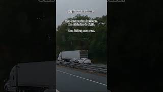 Rigid hitch towing on interstate 95 #shorts
