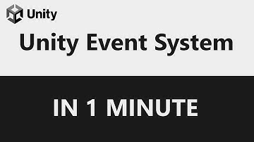 Event System | Unity Game Engine (In 1 Minute)