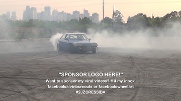 2JZ Cressida A-Burnout Drift (Video 2)