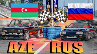 Ölkələrin Yarşı #6 Aze Vaz 2106 vs Toyota Supra v6 | Maşın Oyunları | BeamNG.Driver #malikbedelov