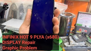INFINIX HOT 9 PLAY (x680) DISPLAY IC Graphic REPAIR | How To Hot 9 Play Lcd Blue and Wite Problem