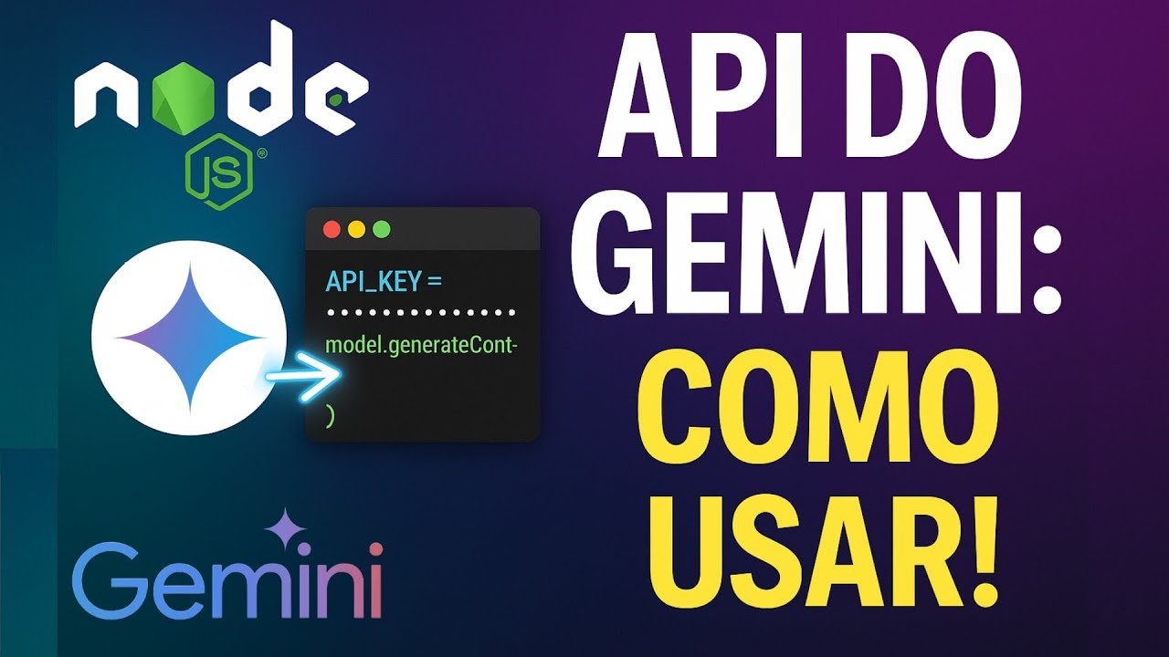 Como Usar a API do Gemini no Node.js (2025) - YouTube