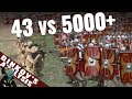 Could a Marine platoon defeat a whole Roman Legion?