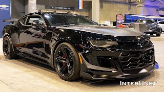 Supercharged Coupe 2021 Chevrolet Camaro ZL1 6.2L LT4 V8 650HP High Performance Car