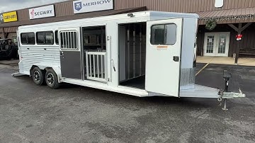 2022 Frontier 8 Pen Bumper Pull Pen Trailer