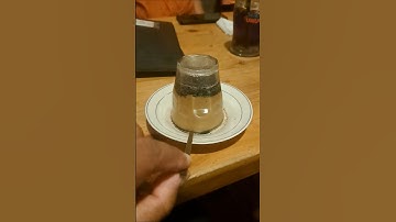 Kopi gelas terbalik, sebuah cara unik minum kopi #ngopi ##kopi #kopiindonesia