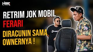 Modifikasi Kulit Jok Mobil Ferrari. Bikin Betah Berkendara