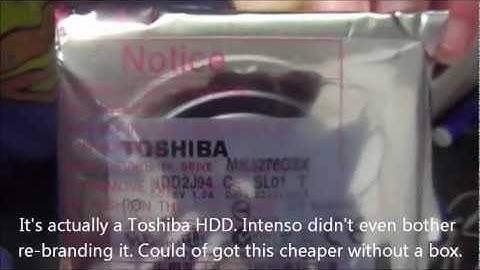 Unboxing: Intenso 320GB Retail boxed HDD Hard Disk Drive - The Speccy Techie!