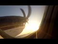 Penair Saab 2000 Sunrise Takeoff from Fairbanks Alaska