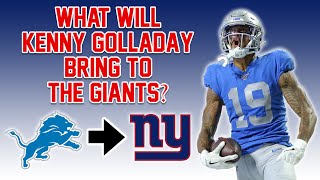 What will Kenny Golladay bring to the Giants?