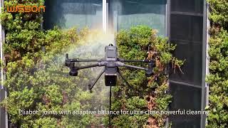 DJI M400 & WISSON AP3-P3：Pliabot® Aerial Tethered Cleaning System screenshot 5