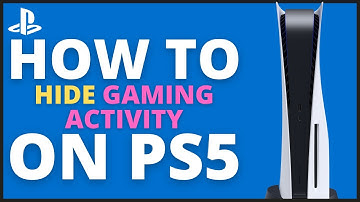 PS5 - How to Hide Gaming Activity From Players Tutorial! (For Beginners)