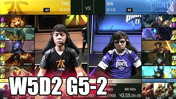 GIANTS vs Fnatic | Game 2 S6 EU LCS Summer 2016 Week 5 Day 2 | GIA vs FNC G2 W5D2 1080p