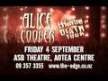 Alice Cooper - Theatre Of Death NZ tour ad