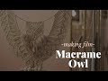 [making film]마크라메 비상하는 부엉이 / Soaring an Macrame Owl