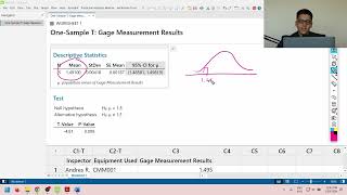 MSA Module 1-3: Basic Bias Studies with Minitab using 1 Sample T Tests