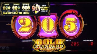 HIGH LIMIT SLOTS: NEW! GOLD STANDARD SLOT PLAY! GOLD CASH MACHINE! WHEEL SPINS! BIG WINS! JACKPOT! screenshot 5