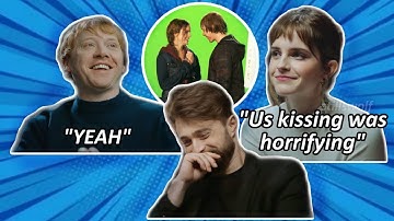 Emma Watson and Rupert Grint about Ron and Hermione