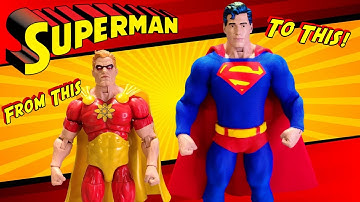 Superman Mezco Style Custom on a BUDGET! From Marvel Legends Hyperion to The Man of Steel #superman