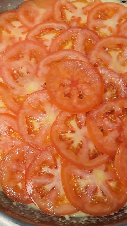 Quiche Tomato Basil #asmr #food #cooking - YouTube