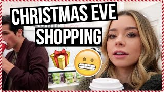 Last Minute Christmas Eve Shopping! VLOGMAS Day 24!