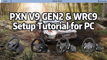 PXN V9 GEN2 Wheel Racing Simulator & PC WRC 9 Setup Tutorial. #pxn #simulator #tutorial
