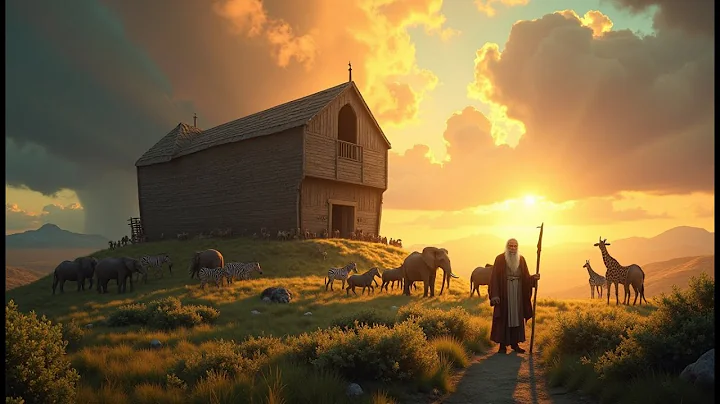 🌧️ NOAH'S ARK: The Great Flood – Full Bible Story (Genesis 6–9) 🌈