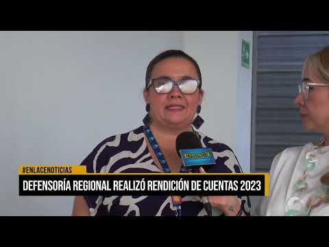 Defensoría regional realizó rendición de cuentas 2023