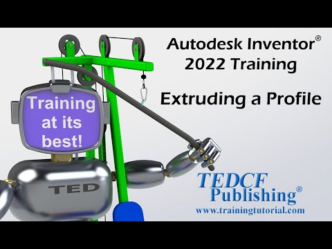 Autodesk Inventor 2022-2023: Extruding a Profile