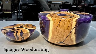Woodturning - Wow! You&#39;re Going To Love This Psychedelic Lilac