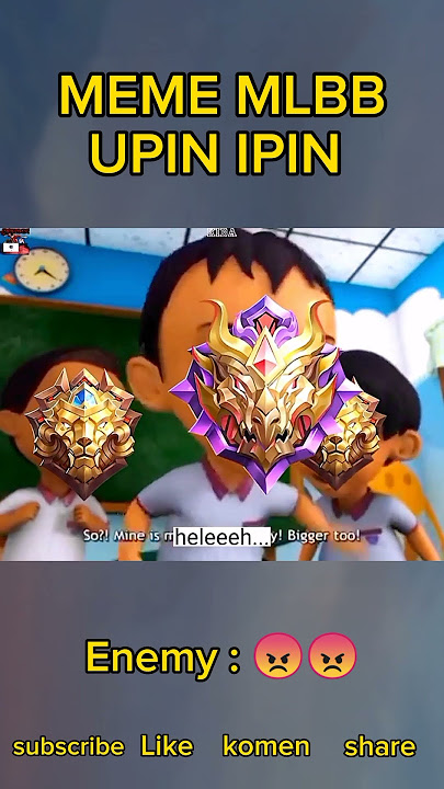 MEME MLBB upin Ipin pamer WR hero #shorts #alightmotion #capcut #mlbb #subscribe