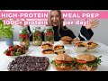 Easy healthy  high protein meal prep  100g protein per day