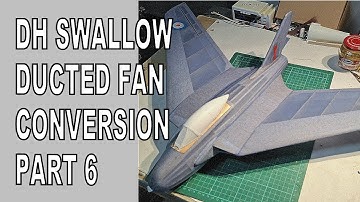 Kijk hoe ik een Balsa Swallow EDF-straalvliegtuig helemaal zelf bouw! Deel zes