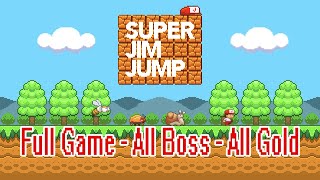 Alin - Super Jim Jump - Full Game - All Boss - All Gold screenshot 3